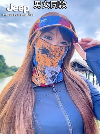 国家地理配色的空顶帽!跑步者的必备!#空顶帽 #跑步 #防晒帽 #显脸小