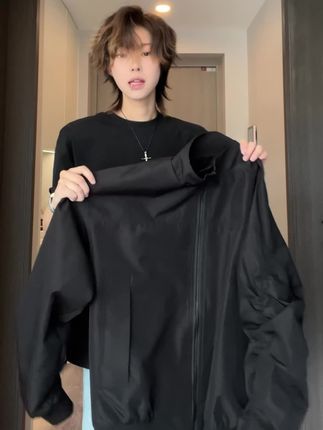男大开学逆袭战袍 #外套穿搭 #ootd穿搭 #夹克外套 #秋季新款
