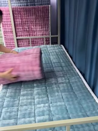 牛奶泡泡绒床垫床褥床盖家用学生宿舍保暖防滑铺底床护软垫子