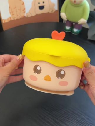布比熊ppsu辅食碗宝宝保温碗儿童自主学食专用餐具防摔恒温注水碗