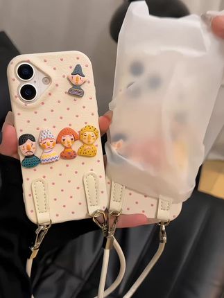 趣味公仔波点手机壳 真的好好看耶~好闺闺我们一人一个吧!#iPhone17手机壳