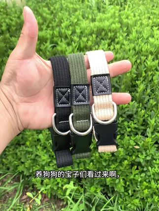 宠物帆布狗项圈脖圈狗狗脖套帆布狗项圈狗脖套#原创视频 #只做高品质 #爱了爱了 #创作者扶持计划 #精品推荐