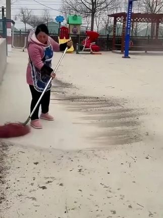 给老公买庭院扫把一体机,轻松扫地无死角,省力省钱!包邮到家