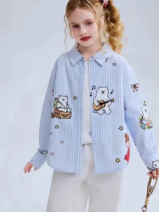 #ask 洋气时尚POLO领衬衫破价捡漏!软软糯糯很舒服,家有女宝闭眼入!#高品质童装 #女童衬衣 #谁穿谁好看系列