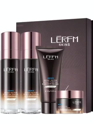 七夕送TA清爽肌,LERFM男士4件套,古茶配方,靠谱!