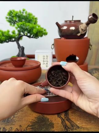 收藏级茶器!手工描金云鼎杯,传家宝级别!