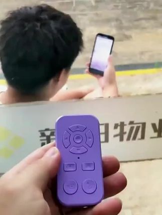 #手机蓝牙遥控器 #蓝牙遥控器 #遥控器 #刷抖音神器 手机蓝牙遥控器大7键充电款无线拍照自录视频多功能翻页