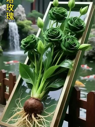 喜欢养花的一定要养一盆这个新品种水培玫瑰种球他一开花满屋飘香