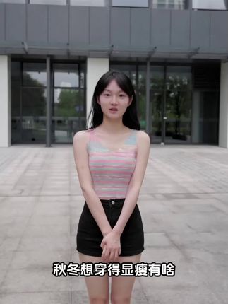 【宁一女装】时尚慵懒风V领毛衣秋冬宽松系带收腰设计感针织衫上衣