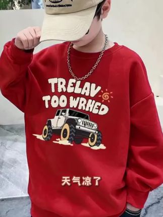 新款儿童纯棉卫衣,潮流百搭,舒适保暖,关键是还不贵!