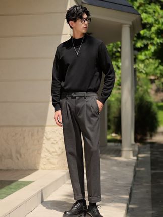 秋冬的型男都这样穿?