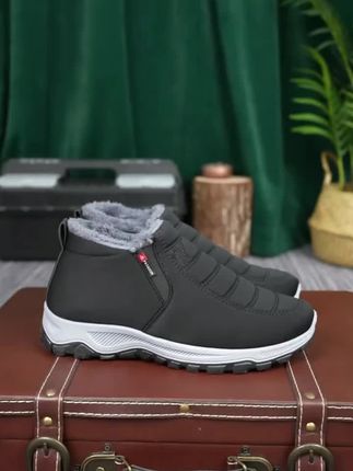 【反季清货】冬季加绒加厚棉鞋男女同款女防滑保暖中老年一脚蹬软底妈妈棉鞋