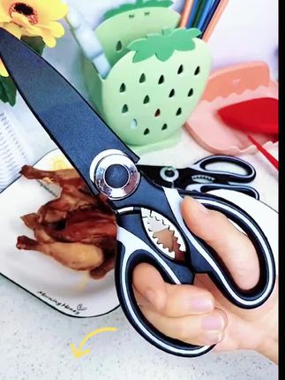 多功能厨房剪刀不锈钢强力鸡骨剪家用剪肉杀鱼日用辅食剪子蟹剪