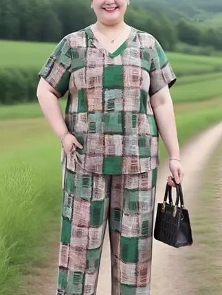 中老年大码女装,气质显瘦,穿上显气质,还不贵!