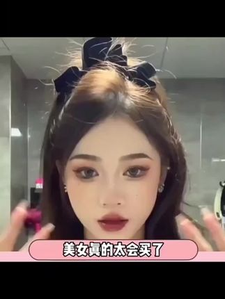 在逃公主发饰~黑色超大蝴蝶结抓夹女后脑勺高级感大号鲨鱼夹发夹