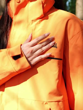 龙狮戴尔秋冬户外防风可拆卸三合一冲锋衣连帽皮帽内胆男女通用