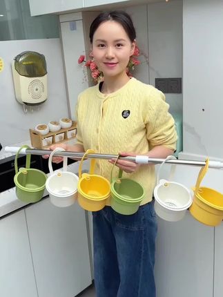 有了这款可挂式水槽沥水篮,再也不用天天掏臭水池子了 #水槽沥水篮 #厨房好物 #厨房必备