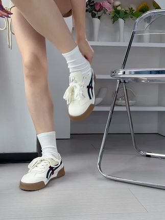 轻便德训鞋 夏季薄底女鞋 透气网面设计 休闲运动风百搭款  清凉一夏 #好穿又好搭 #软底软面穿上超舒服 #鞋控日常