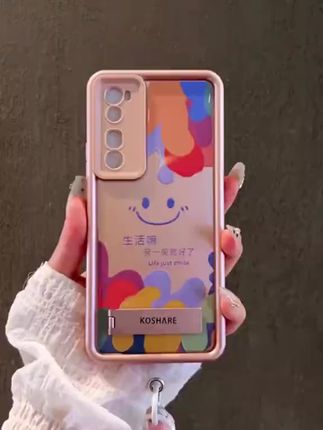 #华为Nova7Pro#手机壳 多笑笑吧, 生活就像一面镜子, 你对它笑, 它也会对你笑!#手机壳推荐 #多巴胺 #手机壳diy