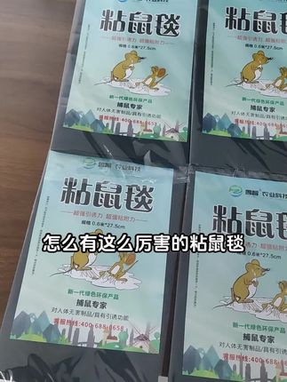 透明粘鼠板老鼠贴家用捕鼠灭鼠神器老鼠克星加大加厚粘鼠板老鼠胶