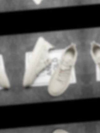 帆布小白鞋男新款百搭透气夏季潮板鞋运动休闲皮鞋免系