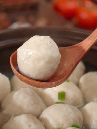 孩子爱吃的包心鱼丸,正宗福州鱼丸 #福州鱼丸 #手工鱼丸