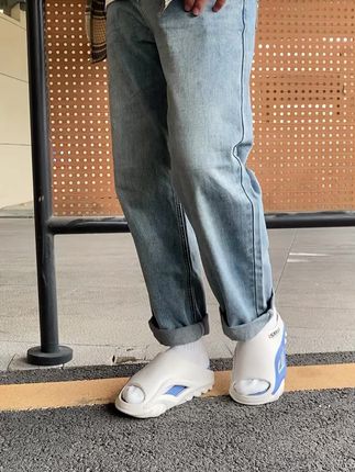 今年巨火的双色运动拖鞋来了!!#拖鞋推荐#夏季新款#男鞋#拖鞋#防滑