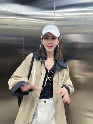 显瘦超有气质的风衣外套,穿上它,你就是女神!