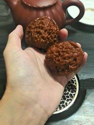 麒麟纹官帽大尺寸文玩核桃王勇官帽手盘练手把玩精品手把件官帽