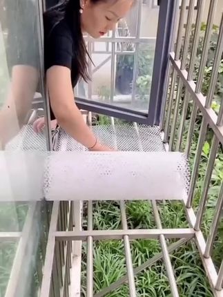 给阳台装上这个防护网 晾晒东西再也不怕掉落了#好物分享