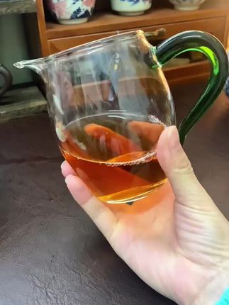 高档玻璃公道杯三件套茶海茶漏套装高硼硅耐热滤网一体泡茶分茶器