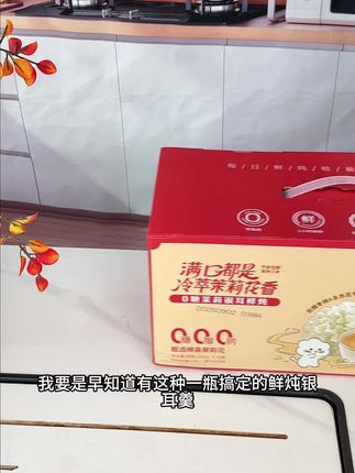 冬至养生仪式 早餐热饮鲜炖银耳露 胶质浓到能挂勺