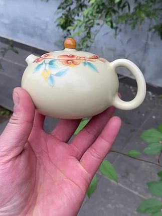 汝窑茶壶陶瓷功夫茶具单壶一人用泡茶家用民宿酒店中式西施壶礼盒