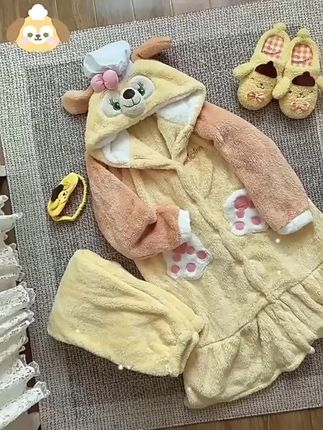 珊瑚绒睡衣冬季女款加绒加厚2024年新款秋冬款睡袍毛绒家居服