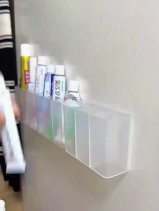 老婆买的这个收纳盒,太好用了!免钉分格,超实用!关键还不贵