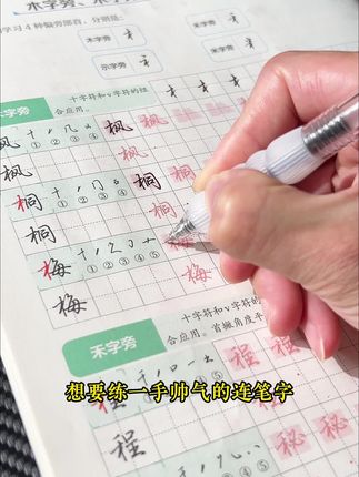 练字太烦恼?试试这款行楷速练字帖,练字太方便了!