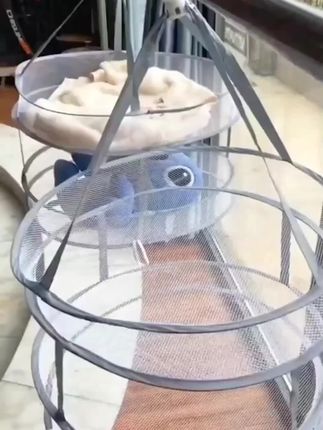 家用晒衣篮,有了这款晾晒网兜,袜子不用一个一个晾了#非常方便实用 #晾衣神器