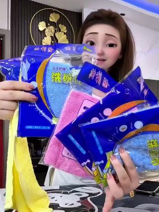 厨房好帮手抹布厨房专用洗碗巾纤维油利除吸水不掉毛不沾油易清洗