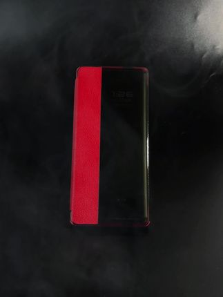适用于华为Mate30rs磁吸智能翻盖手机壳真皮全包防摔黑色奢华商务