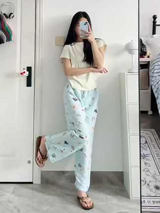 视频同款猫咪人字拖