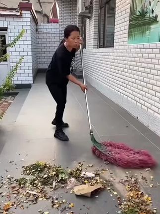 庭院大扫把,可以扫地、干净卫生,一年省下好几千!