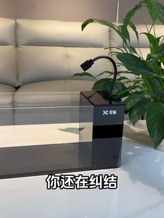 金晶超白侧滤溪流缸,轻松造景各种风格都适配,这感觉真的太棒了。让你的爱鱼仿佛生活在野外溪流一样。