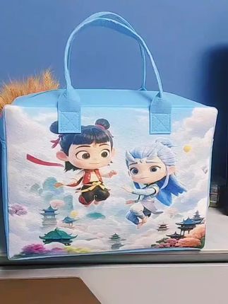 卡通旅行包大容量可爱收纳包儿童行李袋短途手提包