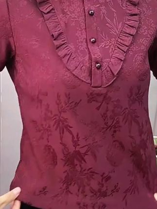 秋冬新款长袖面料柔软舒适,妈妈装减龄显瘦,时尚百搭,穿上它,你就是女神!