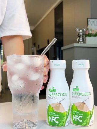 【纯椰子水】超吉椰100%NFC椰子水245ml椰青植物饮料运动健身电解质