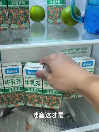 高性价比的茶香享受!海盐青砖牛乳茶,新口味,好喝又不贵!#牛乳茶