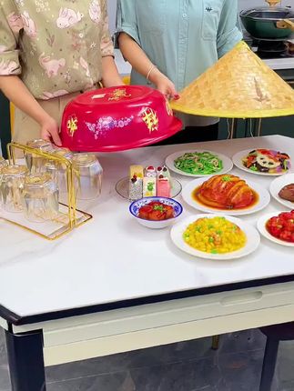 无限回购的#保鲜膜罩 ,不挑盘子碗,不仅保鲜食品还可以套头发不进油烟 #一次性保鲜膜套 #防尘罩 #好物推荐