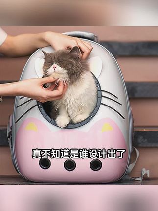 猫包外出便携包太空舱可爱双肩背包猫咪狗狗外带透气宠物包兔子