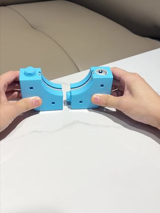 送孩子的这个立方体轨道车,孩子在哪里安安静静的玩了一整天!真的太解放爸妈了!#轨道车玩具 #男孩玩具
