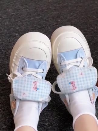 多巴胺厚底帆布鞋女款新款夏季薄款透气百搭小白鞋休闲板鞋子